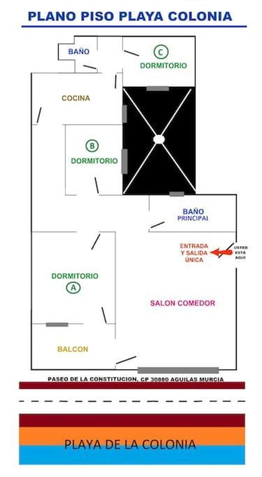 Casa Playa Colonia Aguilas *Vistas Al Mediterraneo Экстерьер фото